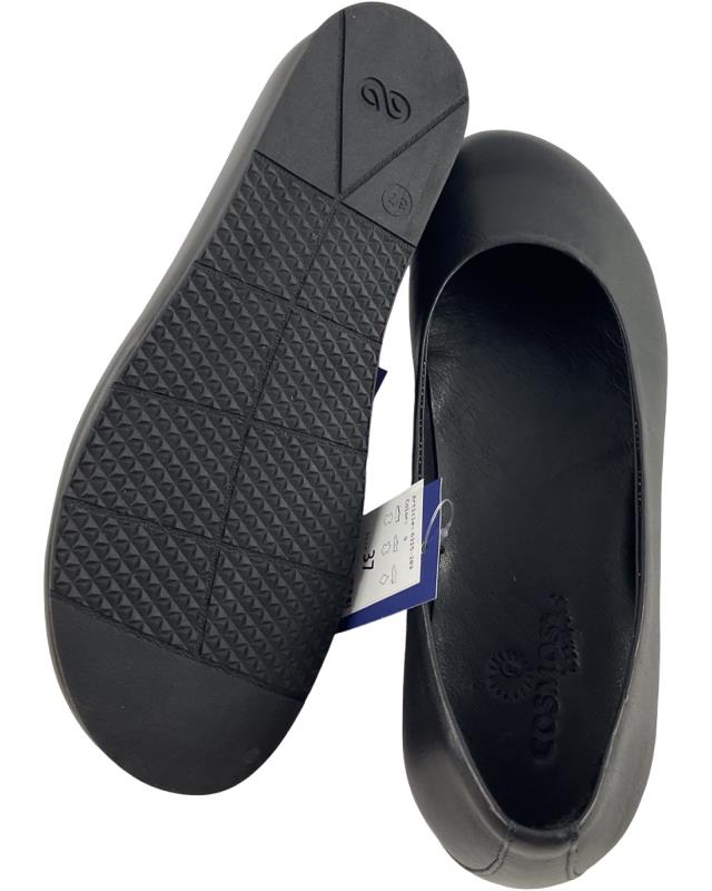 Cosmos Comfort Ballerina 6315-203-9 Schwarz Leder