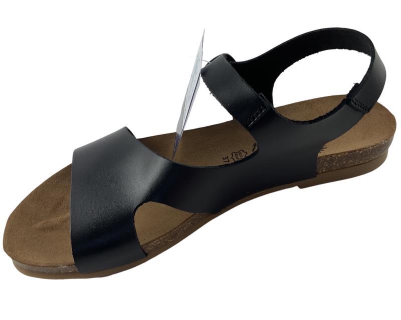 Damen Cosmos Comfort Sandale 6106806-9 Schwarz Leder