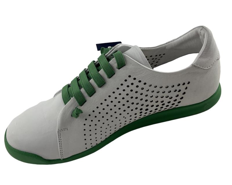 Cosmos Comfort 6288-301-1 Damen Sneaker Weiß/Grün Leder