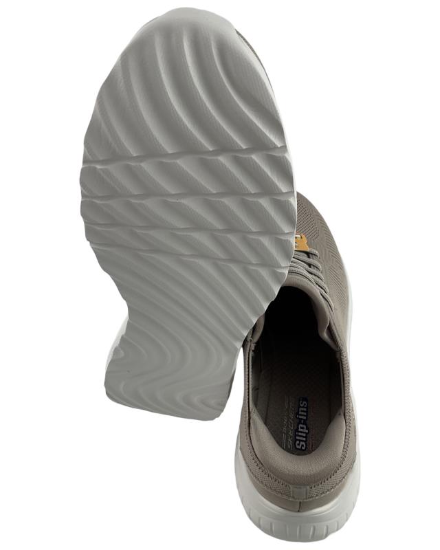 Damen Skechers Slip-ins: BOBS Sport Squad Chaos 117497/TPE Taupe /Natur