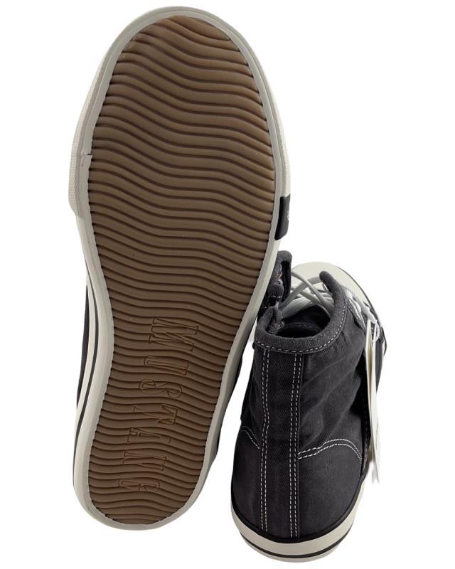 Mustang Damen Schnürboots Sneaker 1099-506-9 Schwarz Textil