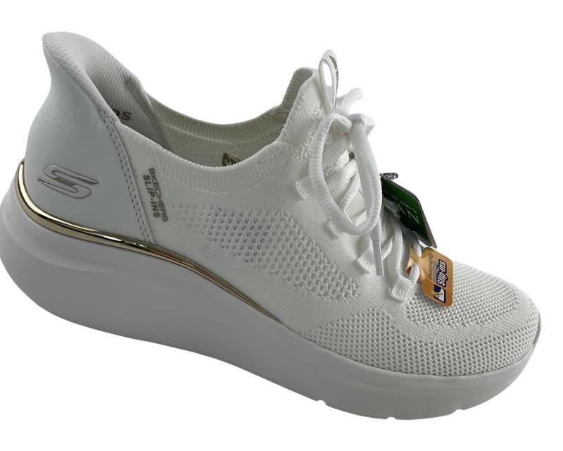 Damen Skechers Slip-ins: BOBS Sport B Love - True 117617/WHT Weiß