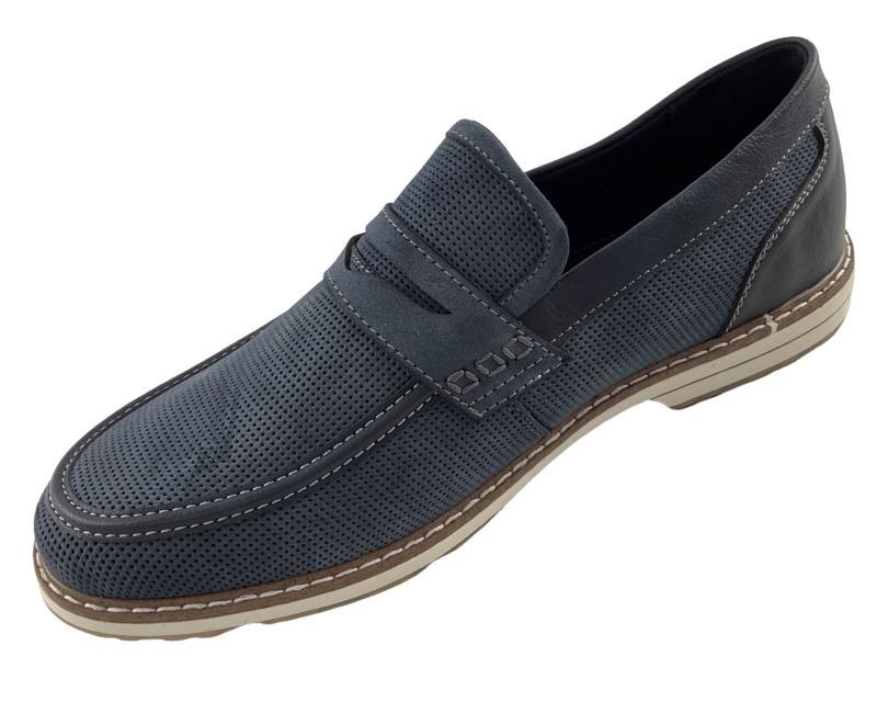 MUSTANG Herren Slipper 4196-401-800 Dunkelblau