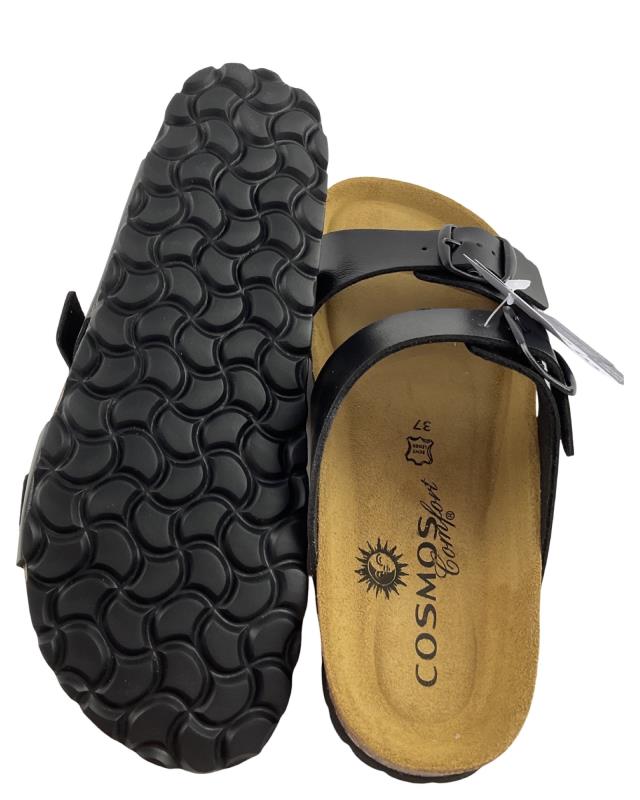 Cosmos Comfort Pantoletten 6186714-77 Schwarz