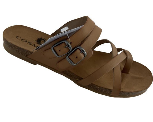 Cosmos Comfort 6106801-31 Damen Zehentrenner Taupe