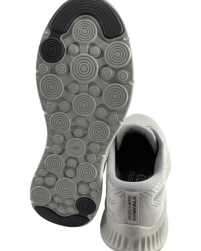 Herren Skechers Slip-ins: GO WALK Now - Payton 216375/WGY Weiß/Grau