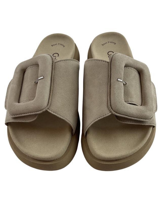 Gabor Damen Pantoletten 43.751.12 Samchevreau Desert