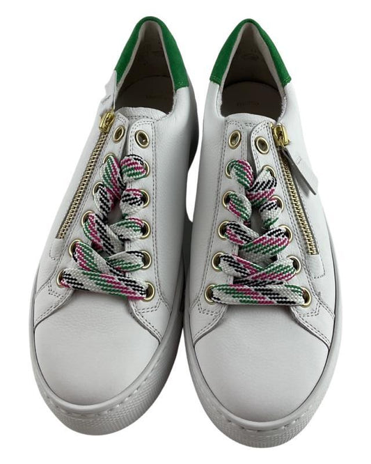 Gabor comfort Damen Sneaker 26.465.53 Cervo/Samt Weiß/multicolor