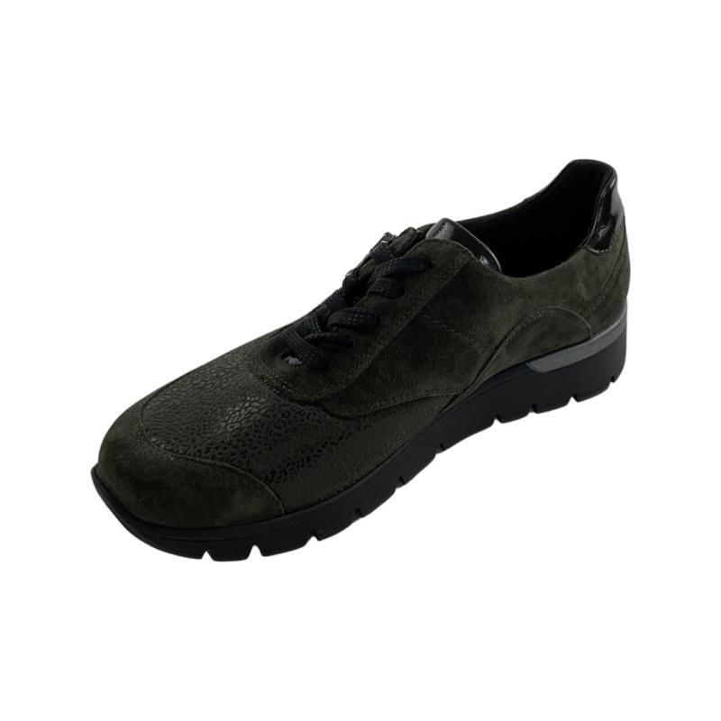 Waldläufer Damen Sneaker 626K02316066 Samt Dunkelgrün