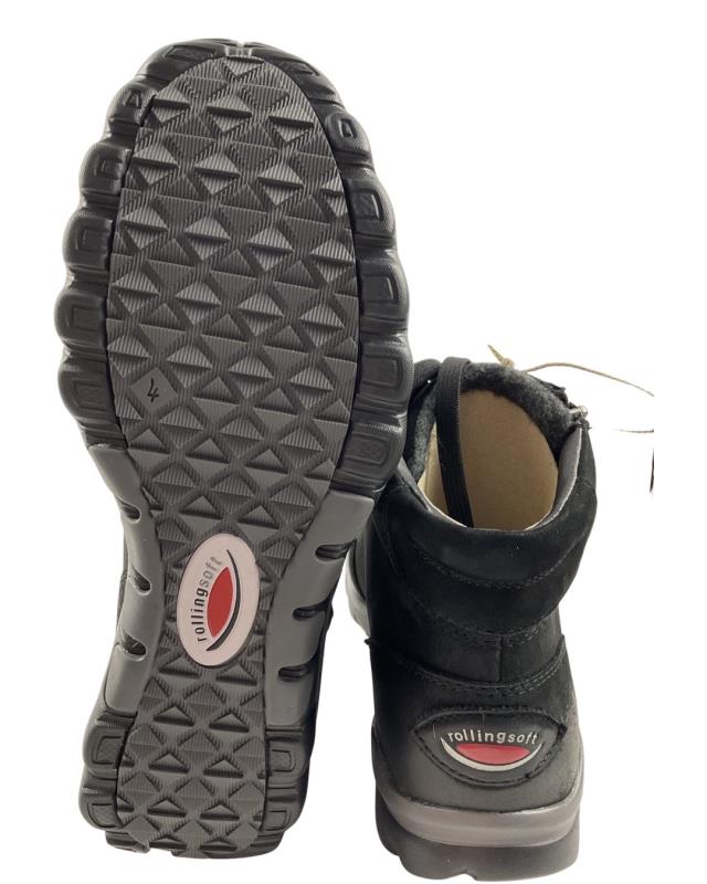 Gabor Rollingsoft Damen Stiefelletten36.868.47 Nubuk Schwarz