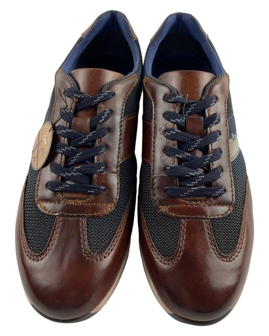 Bugatti Herren Sneaker 315-A9Q05-4069-6341 Cognac/Blau