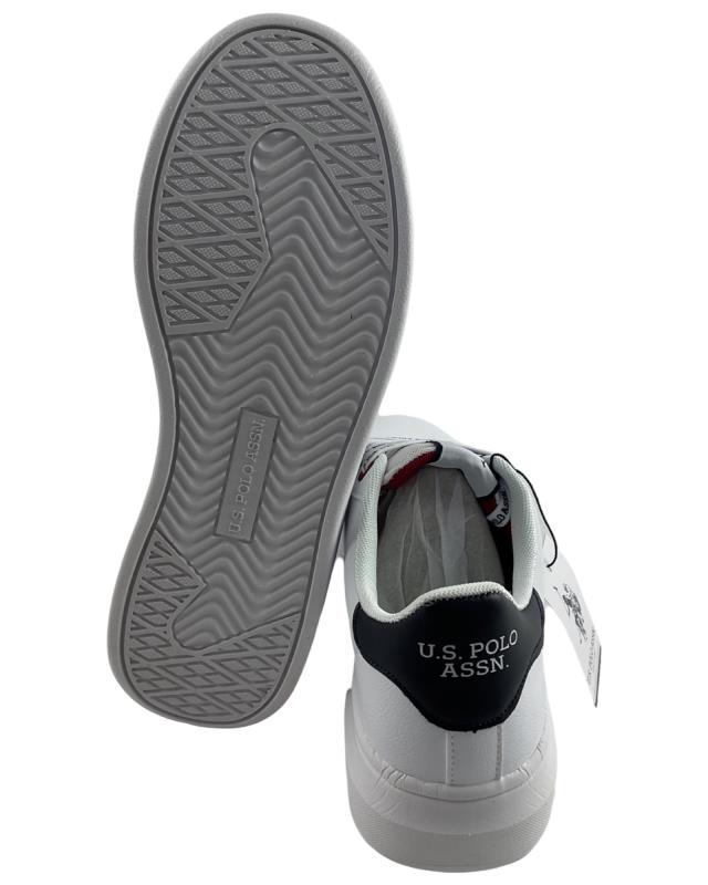 U.S. Polo Assn. Herren Sneaker CODY002-WHI Weiß Kunstleder
