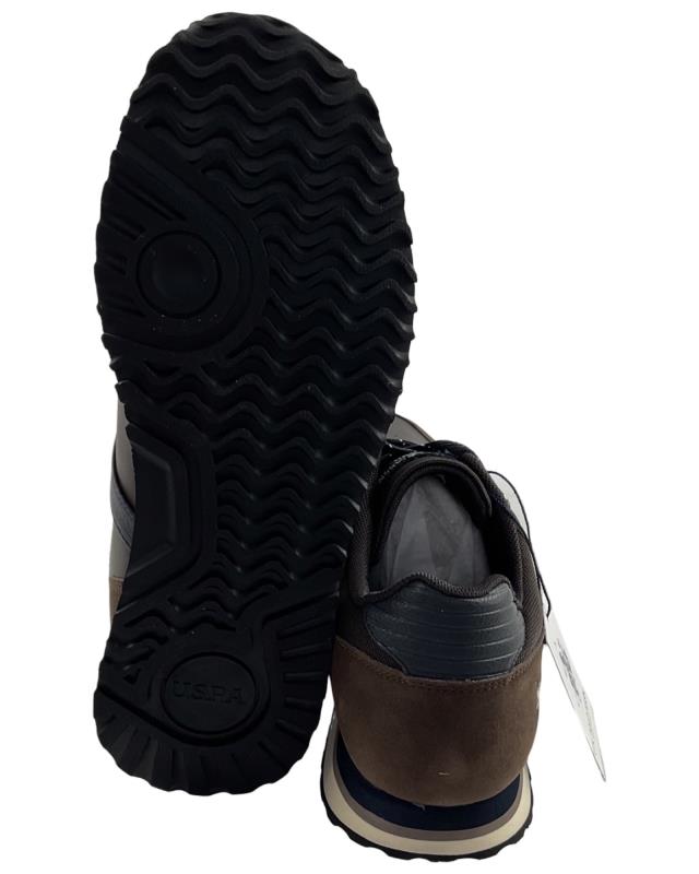 U.S. Polo Assn. Herren Sneaker XIRIO001A-DBR Dunkelbraun
