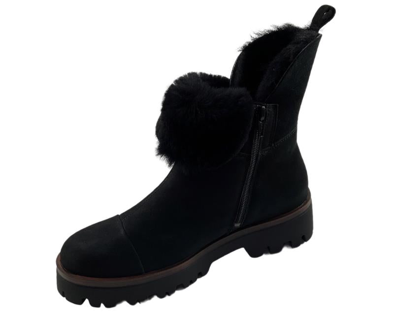 Waldläufer Damen Stiefelette 732804 300 001 Schwarz Gr.