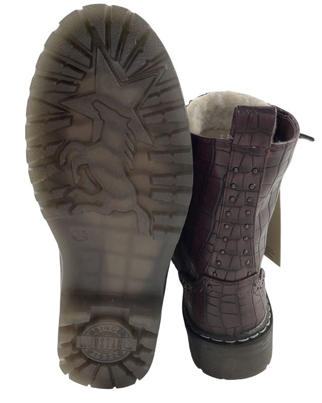 MUSTANG Mädchen Stiefelette 5059-601-55 Bordeaux
