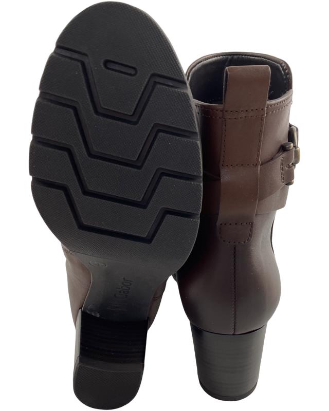 Gabor Damen Plateau Stiefelette 52.072.54 Nappa Leder Braun