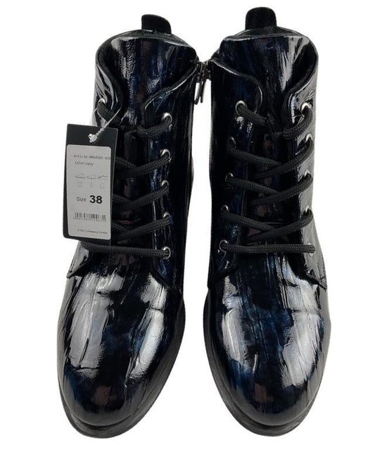 2Go Fashion Damen Stiefeletten 864502-820 Schwarz/Blau