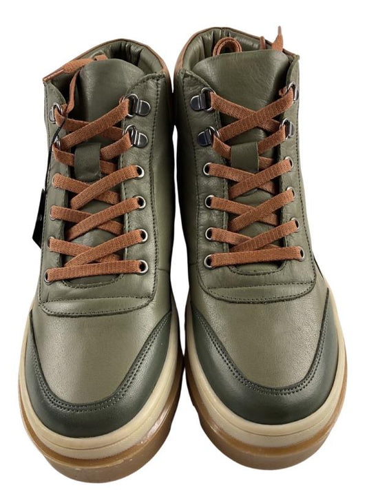 2GO Fashion Damen Boots 8084-501-77 Oliv Leder