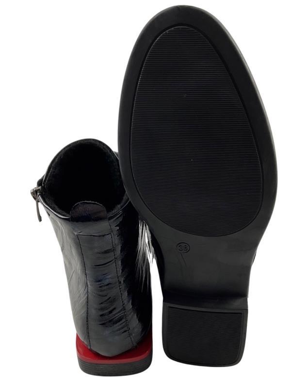 2Go Fashion Damen Stiefeletten 864502-820 Schwarz/Blau