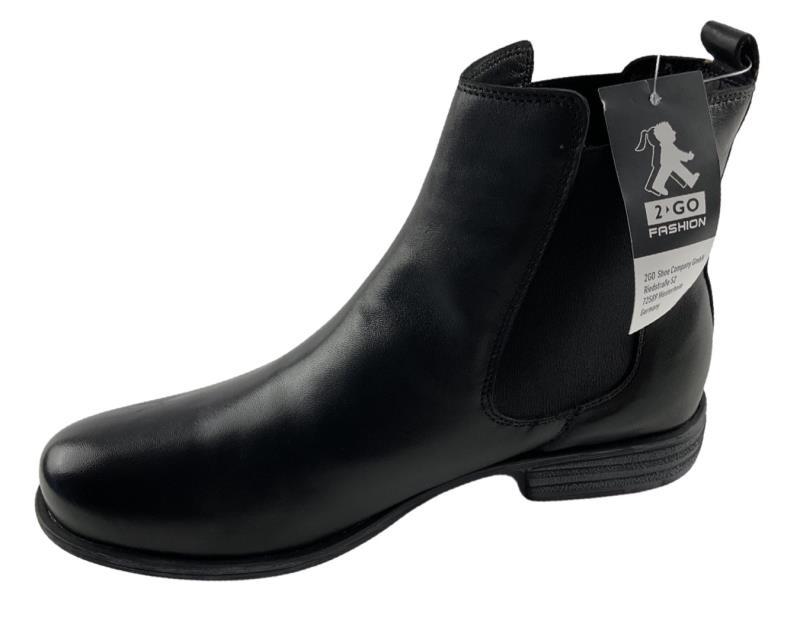 2GO Fashion Damen Stiefeletten 8029-502-9 Schwarz