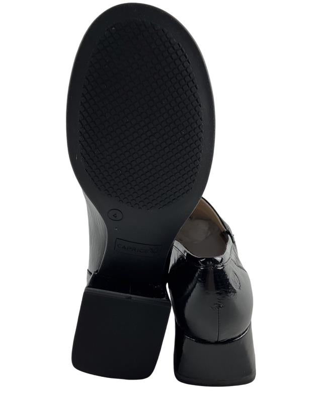 Caprice Damen Trotteur 9-24302-43-017 Schwarz Naplak