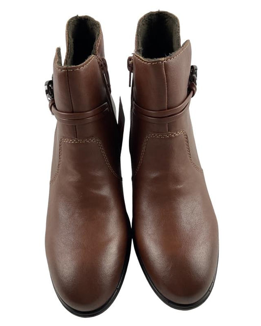 Rieker Damen Stiefelette 73970-22 Braun Warmfutter