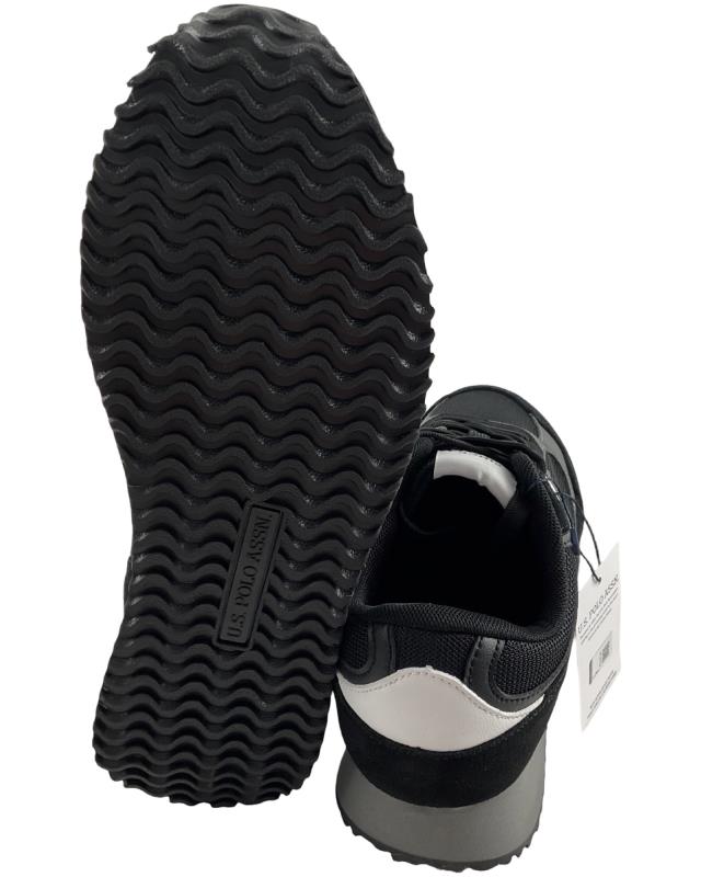 U.S. Polo Assn. Herren Sneaker CLEEF007-BLK Schwarz