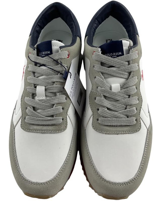 U.S. Polo Assn. Herren SneakerCLEEF006A-WHI-LG0 WeiĂź/Grau