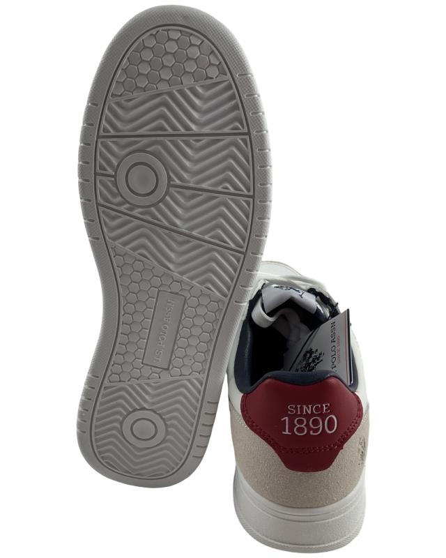 U.S. Polo Assn. Herren Sneaker KOSMO006-BWR Weiß
