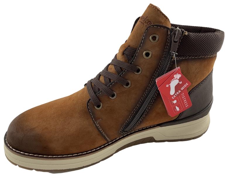 Rieker Herren Schnürstiefel 32332-24 Braun , TEX
