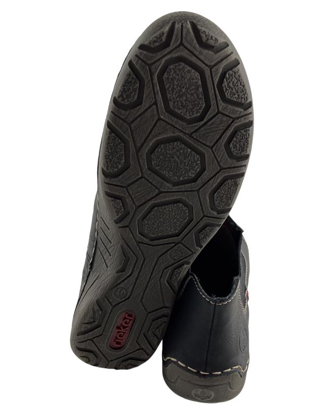 Rieker DamenChelsea Boots 52590-01 graphitschwarz