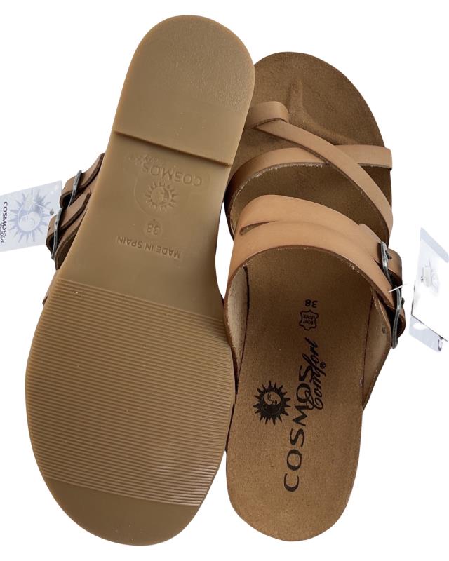 Cosmos Comfort 6106801-31 Damen Zehentrenner Taupe
