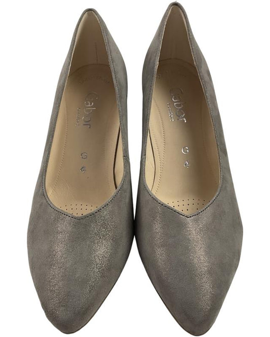 Gabor Damen Pumps 32.152.13 Drill (A.OBL) fumo