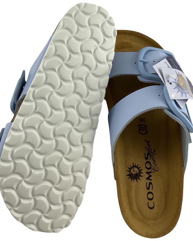Cosmos Comfort Pantoletten 6108-732-832 Pastellblau