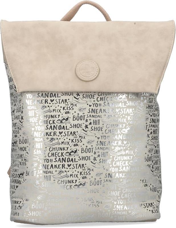 Rieker Rucksack H1386-60 Beige /Silber