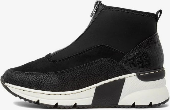 Rieker Sport Damen Sneaker High N6352-00 Schwarz