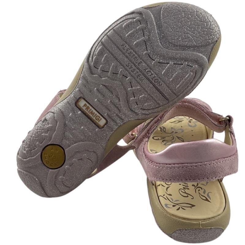 Kinder Mädchen Sandalen 7391122 Veloursleder Altrosa