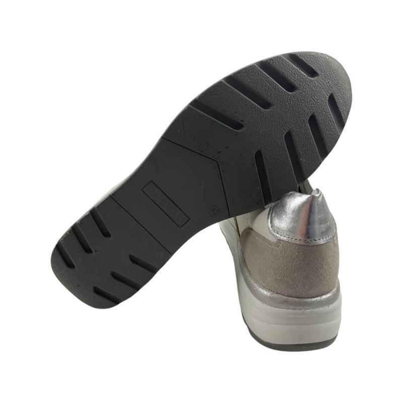 Bugatti Damen Sneaker 433-A6N04-1410-2021 Weiß/Beige