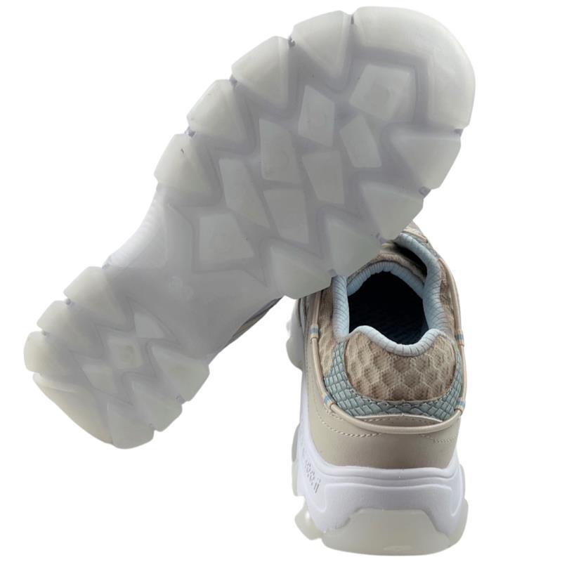 Bugatti Damen Sneaker 432-95208-5559-5242 Beige/Hellblau