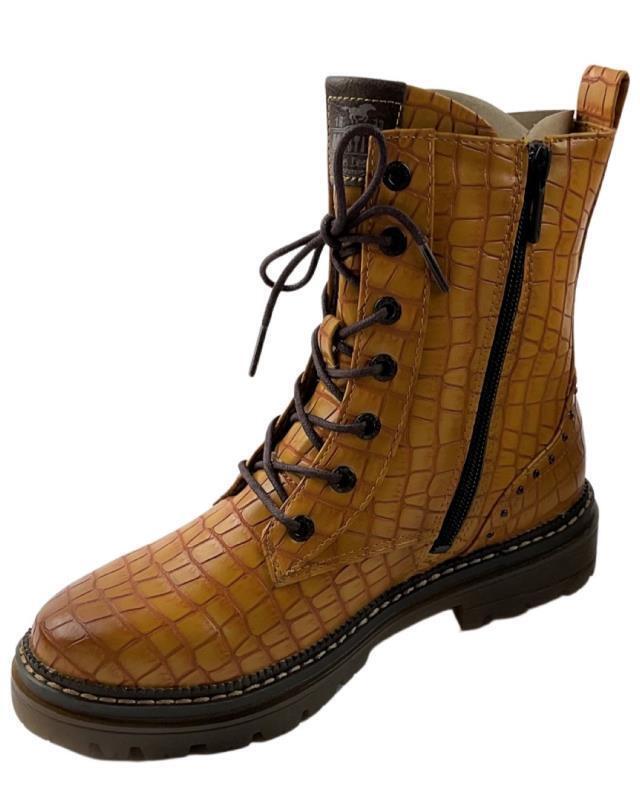 Mustang Damen Stiefeletten 1398-503-660 Ockergelb