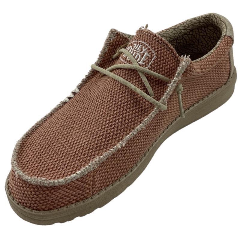 Hey Dude Wally Braided Tangerine Herren Slipper Komfort