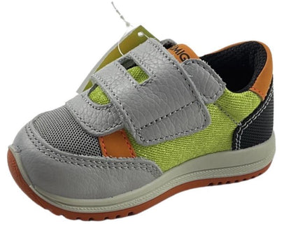 Primigi Kinderschuhe Jungen Sneaker 7372111 Grau/Neon