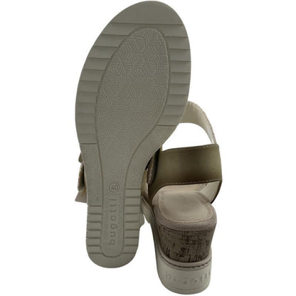 Bugatti Damen Sandalen 411-A2P83-6955-5272 Beige/Hellgrün