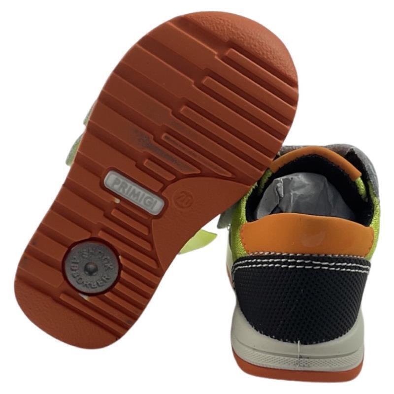 Primigi Kinderschuhe Jungen Sneaker 7372111 Grau/Neon