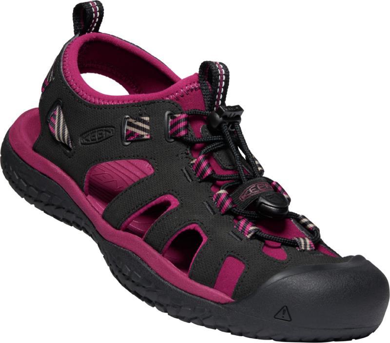 Keen Damen Sandale SOLR 1022454 Schwarz Pink