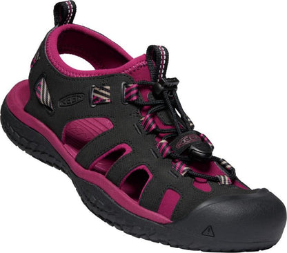 Keen Damen Sandale SOLR 1022454 Schwarz Pink