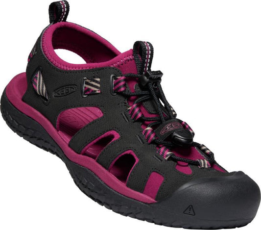 Keen Damen Sandale SOLR 1022454 Schwarz Pink
