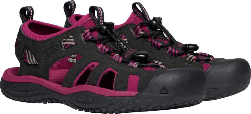 Keen Damen Sandale SOLR 1022454 Schwarz Pink