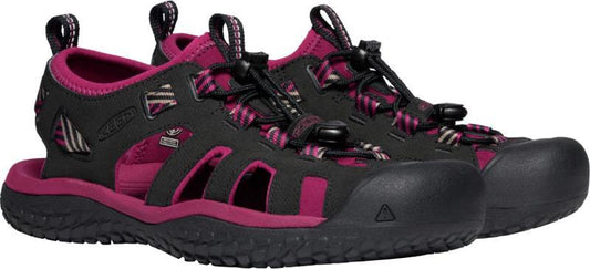 Keen Damen Sandale SOLR 1022454 Schwarz Pink