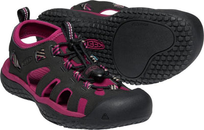 Keen Damen Sandale SOLR 1022454 Schwarz Pink